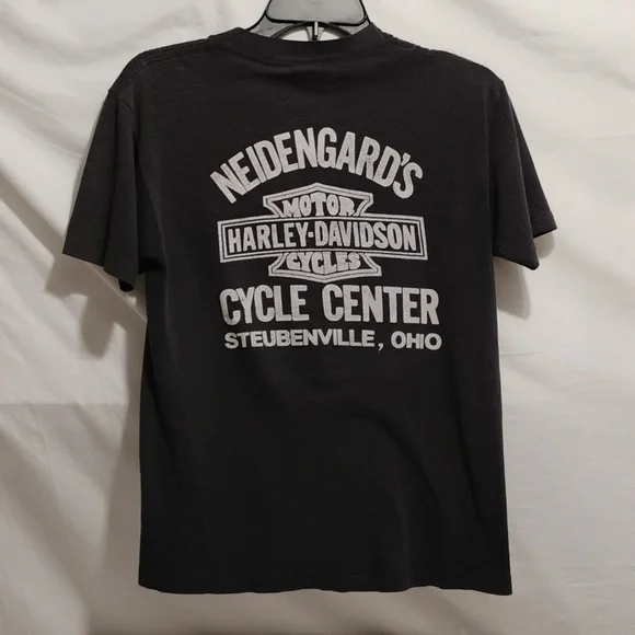 SALE! RARE! 3D Emblem Vintage Harley-Davidson Eagle Landing Shirt Sz.m (X-67) - Picture 4 of 9